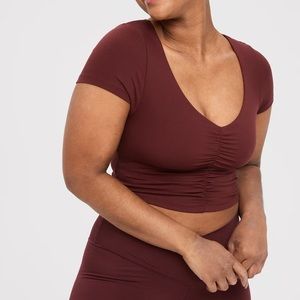 OFFLINE By Aerie Real Me Ruched T-Shirt